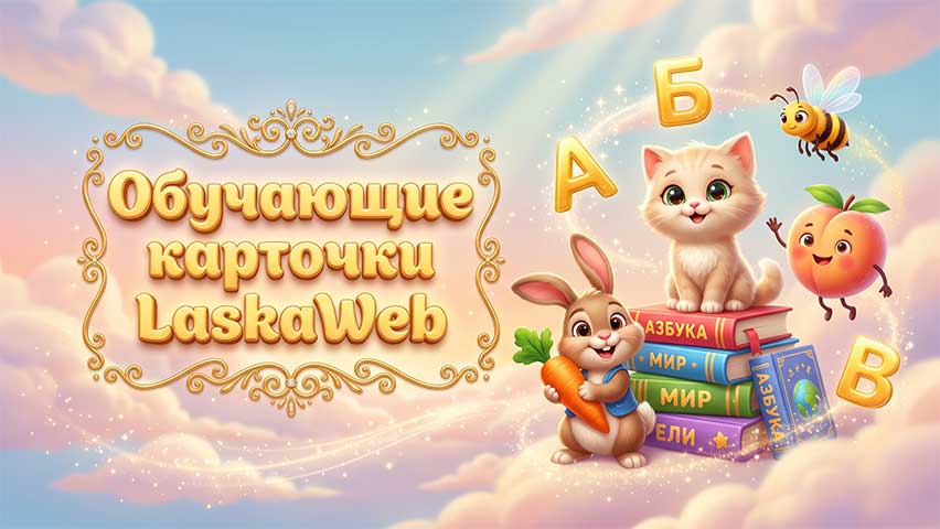 Детские, Обучающие Карточки